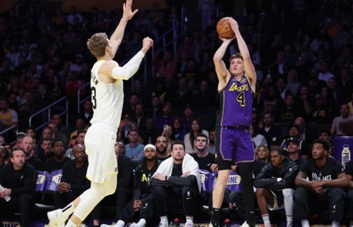 I Lakers controllano gli Utah Jazz nella sconfitta su strada