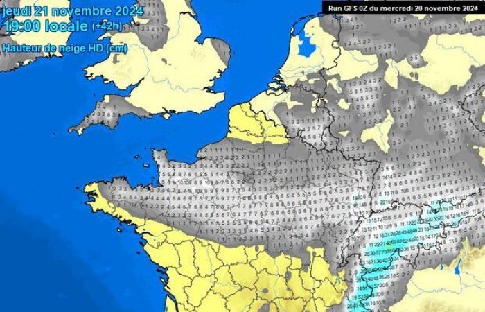 Dove nevicherà in pianura giovedì? La mappa si fa più chiara, incertezza per l'Île-de-France