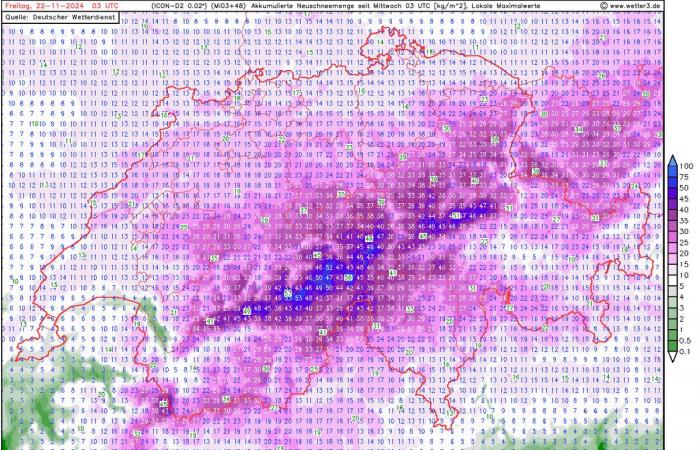 Nevicate in Svizzera: possibili 30cm anche in pianura