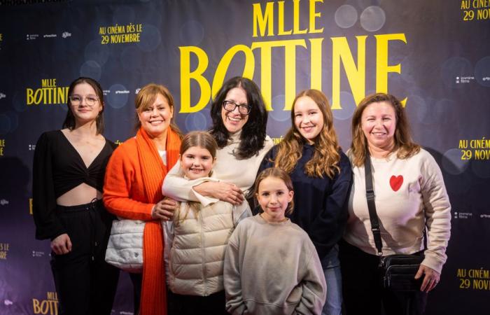 Serata di première familiare per Mlle Bottine