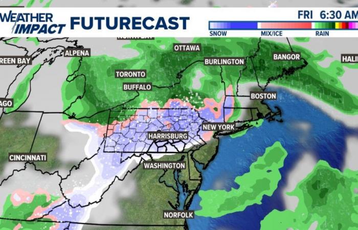 I primi fiocchi di neve arriveranno in Pennsylvania entro la fine della settimana!