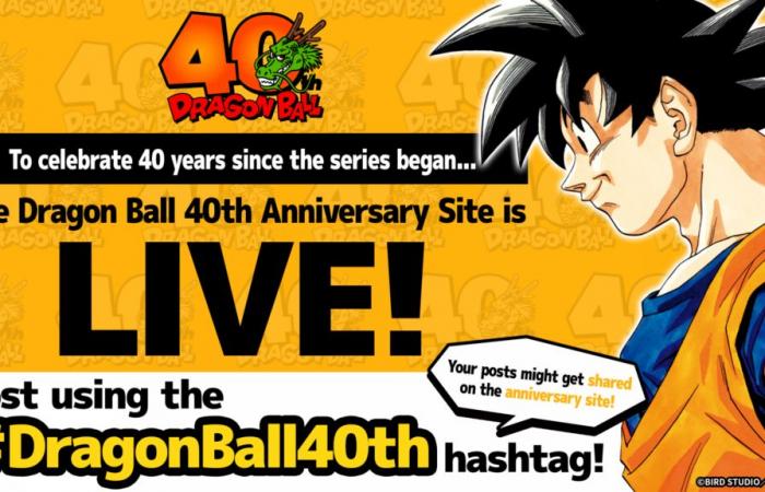 È aperto il sito ufficiale dei 40 anni di Dragon Ball: Dragon Ball Super