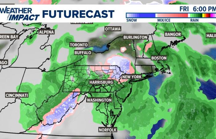 I primi fiocchi di neve arriveranno in Pennsylvania entro la fine della settimana!