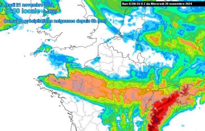 Dove nevicherà in pianura giovedì? La mappa si fa più chiara, incertezza per l'Île-de-France