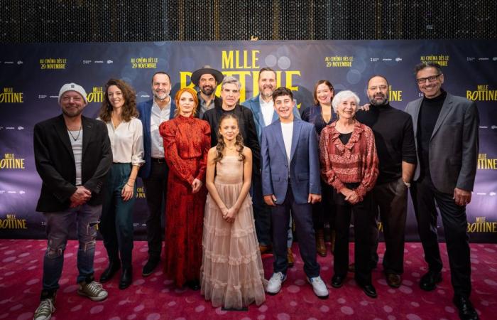 Serata di première familiare per Mlle Bottine