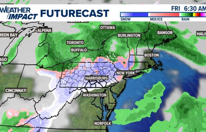 I primi fiocchi di neve arriveranno in Pennsylvania entro la fine della settimana!