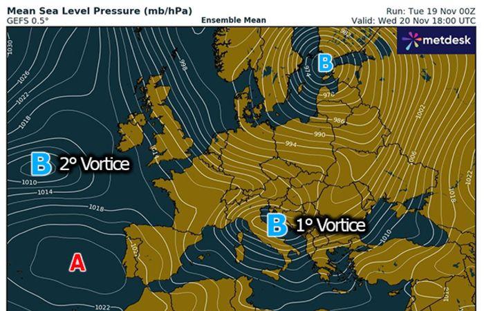 Tempesta Artica tra poche ore, Venti gelidi e Neve fino in pianura nei Prossimi Giorni