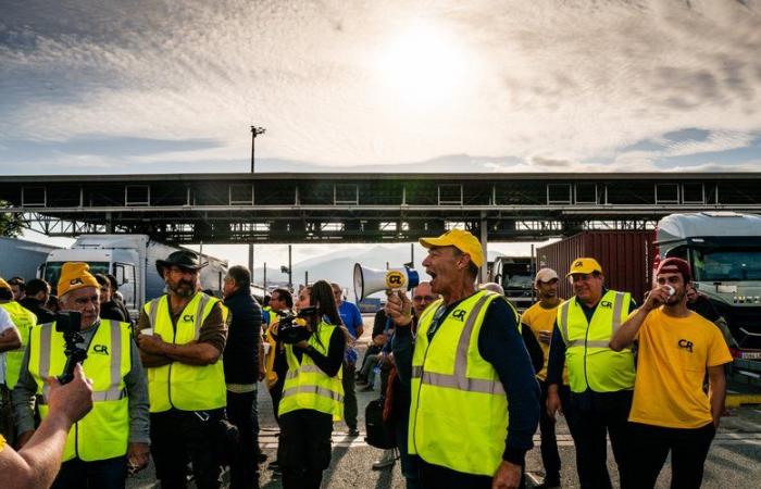 RIGIOCARE. La rabbia degli agricoltori: dopo la rimozione del blocco, il traffico è ripreso sull'autostrada A9 a Boulou