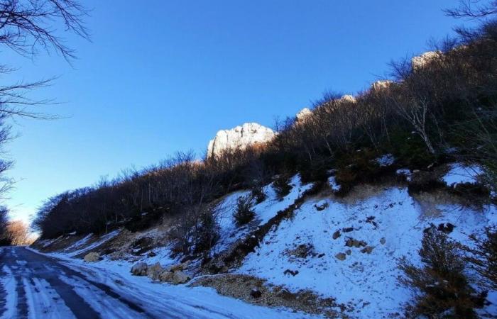 Piccolo episodio invernale nella Drôme-Ardèche