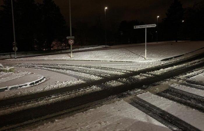 I dipartimenti dell'Orne e del Calvados hanno messo in allerta arancione neve-ghiaccio