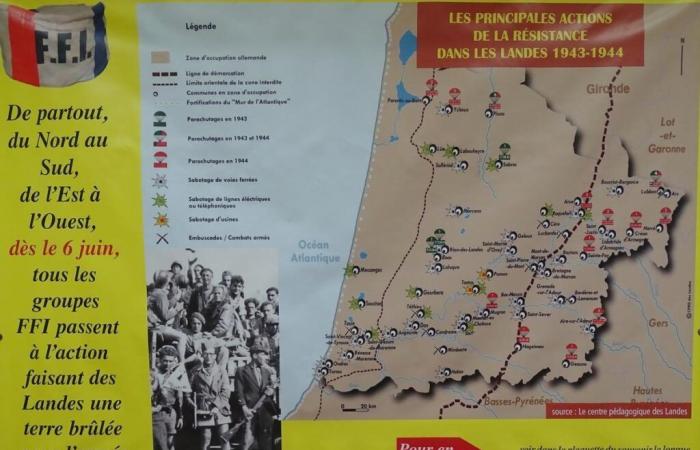 la FFI delle Landes libera le Landes, una mostra per la trasmissione della memoria