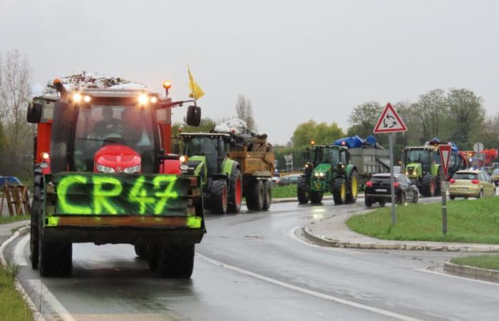 Dopo una serata folle, i contadini del Lot-et-Garonne lasciano Agen per assediare Bordeaux