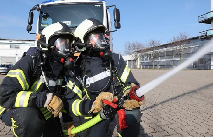 Incendio in un centro di recupero a Etoy