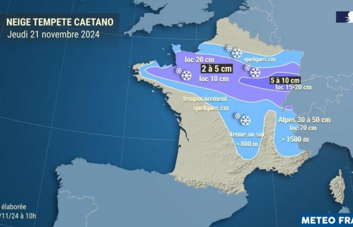 CÔTE-D’OR: allerta arancione per neve e ghiaccio da questo giovedì 21 novembre