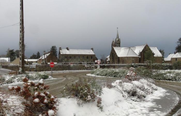 La cittadina di Côtes-d'Armor si è svegliata con 5 cm di neve, ma può contare su Bernard