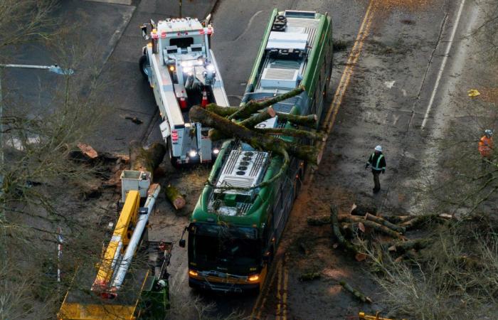 Il ciclone di bombe uccide 2 persone, interrompe l’elettricità a Washington e Seattle mentre una nuova minaccia arriva per la costa occidentale