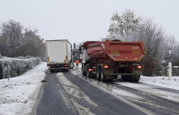 forti nevicate nella Sarthe, aggiornamento in tempo reale sulle strade