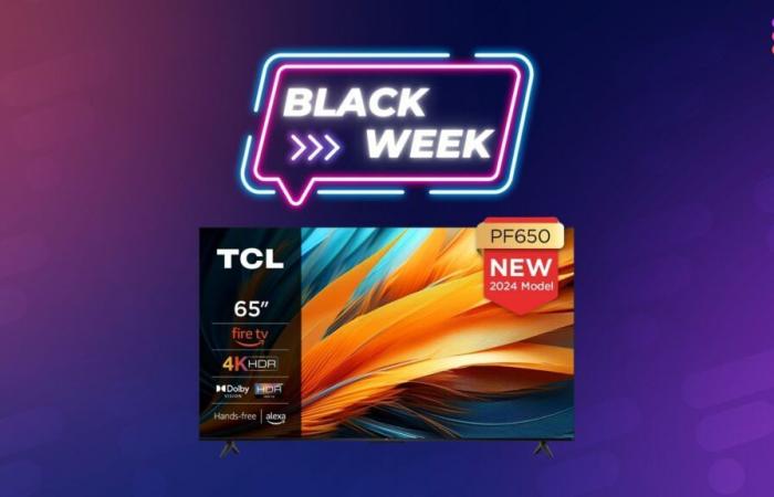 Amazon vuole esaurire le scorte di questo grande televisore 4K da 65 pollici con Fire TV integrata durante la settimana del Black Friday