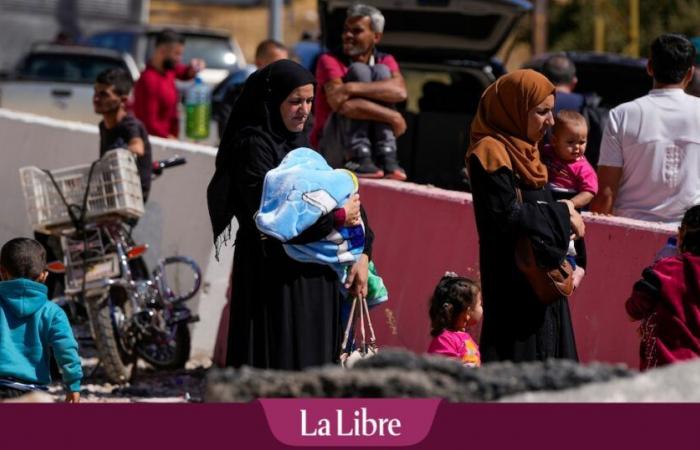 A Deir el Ahmar, sfollati e volontari uniti di fronte alla guerra: “Terremo duro, sì, tutti insieme”