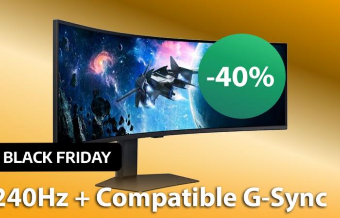 Schermo PC Black Friday: il Samsung Odyssey G9 da 49 pollici è scontato del 40%!