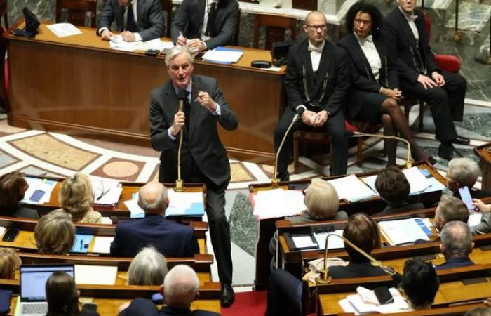 Michel Barnier si trova di fronte alla crescente minaccia della censura della RN nell'Assemblea nazionale