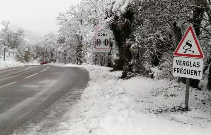 Le Alpi Marittime colpite questo giovedì da quattro misure di vigilanza tra cui neve e ghiaccio