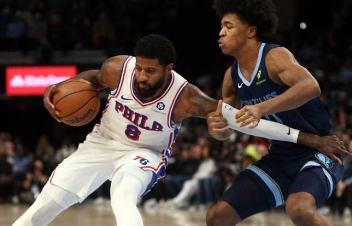 I Philadelphia Sixers perdono contro Memphis, perdono Paul George per infortunio NBA