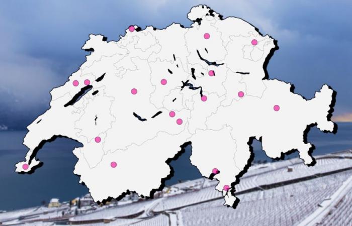 è allora che cade la prima neve in Svizzera