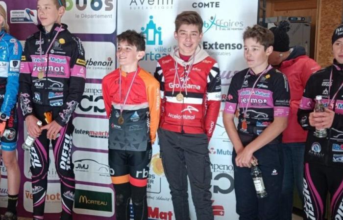 Creusot Cyclisme: Hugo Antunes sul podio del Challenge regionale di ciclocross