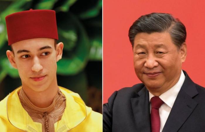 Su istruzioni del re, il principe ereditario Moulay El Hassan riceve il presidente cinese Xi Jinping a Casablanca