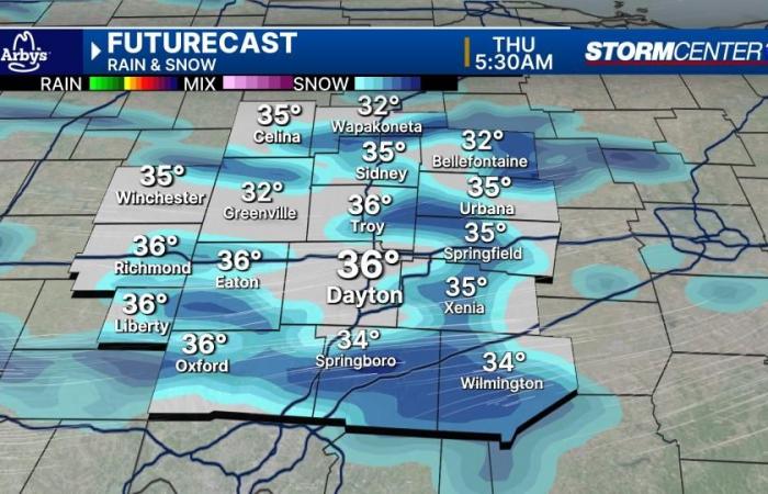 Avviso meteo invernale emesso per parti dell'area; Ultima traccia, tempi, impatti per neve