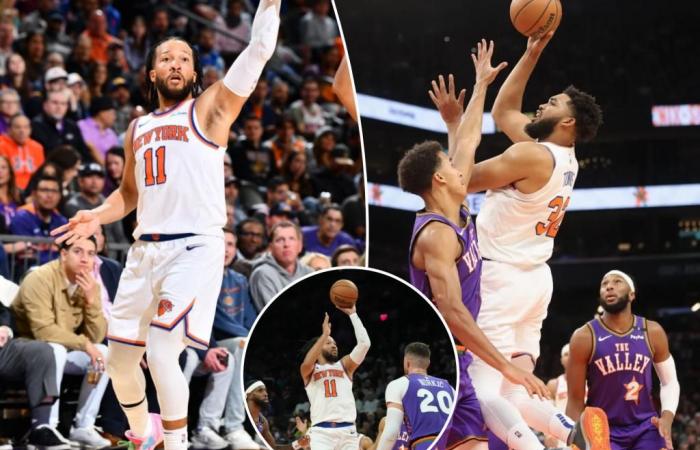 Jalen Brunson e Karl-Anthony guidano i Knicks alla vittoria sui Suns