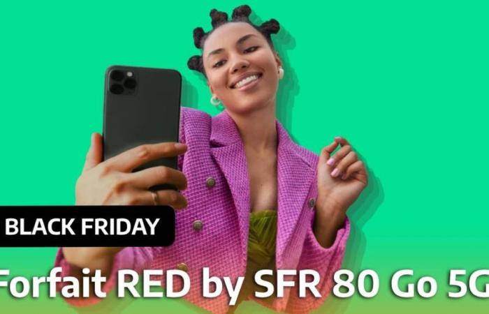 In occasione del Black Friday, RED by SFR rinnova la sua offerta più economica accompagnandola con 80 GB di dati 5G