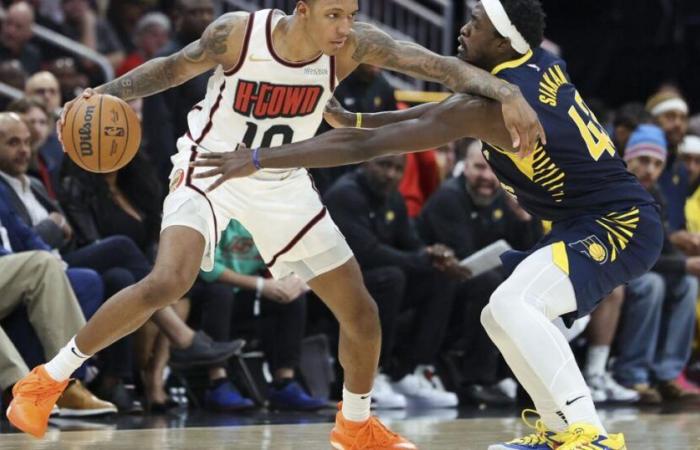 NBA: Indiana Pacers agli Houston Rockets | Livello di campo