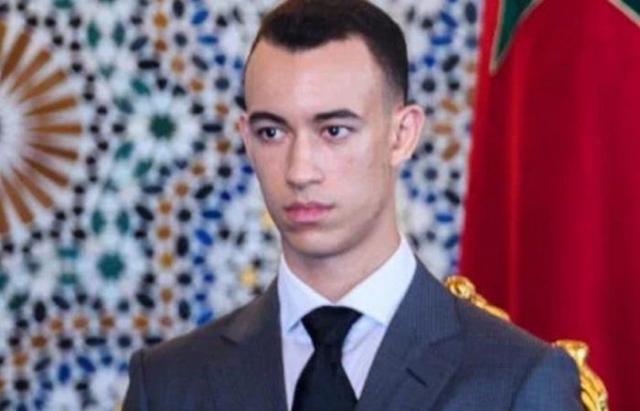 Su istruzioni elevate di Sua Maestà il Re, Sua Altezza Reale il Principe ereditario Moulay El Hassan riceve il Presidente cinese