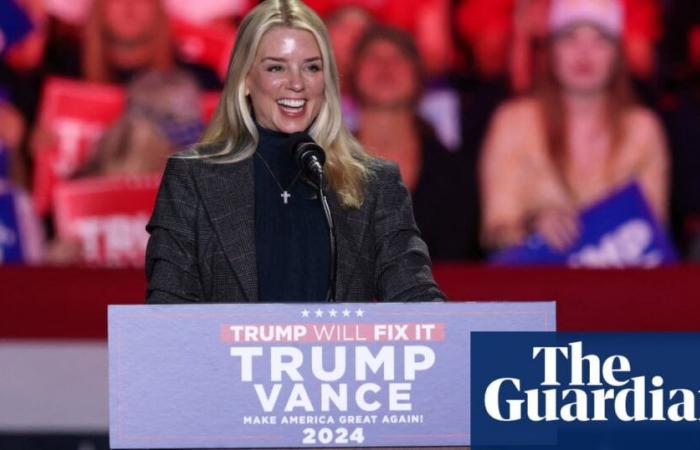 Trump nomina Pam Bondi procuratore generale dopo che Gaetz si è fatto da parte | Amministrazione Trump