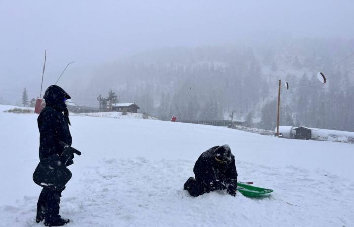 Tempesta Caetano: abbondanti nevicate questo giovedì sulle stazioni sciistiche delle Alpi Marittime, scopri le immagini