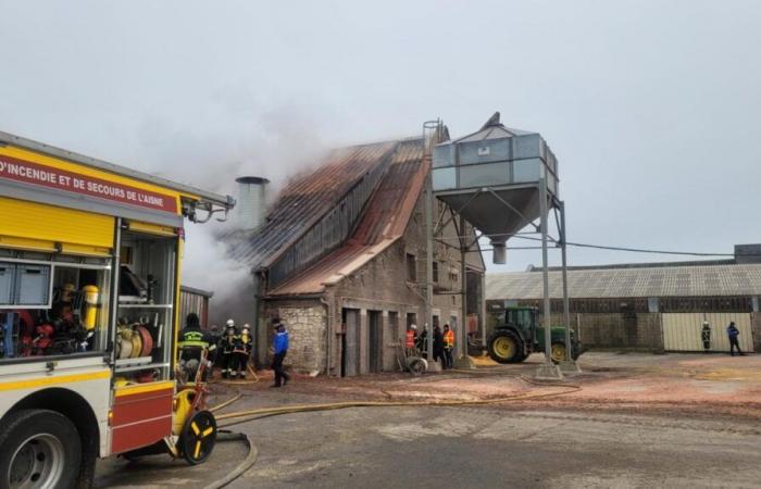 A Landifay, un incendio mobilita ingenti risorse di fronte al rischio di esplosione