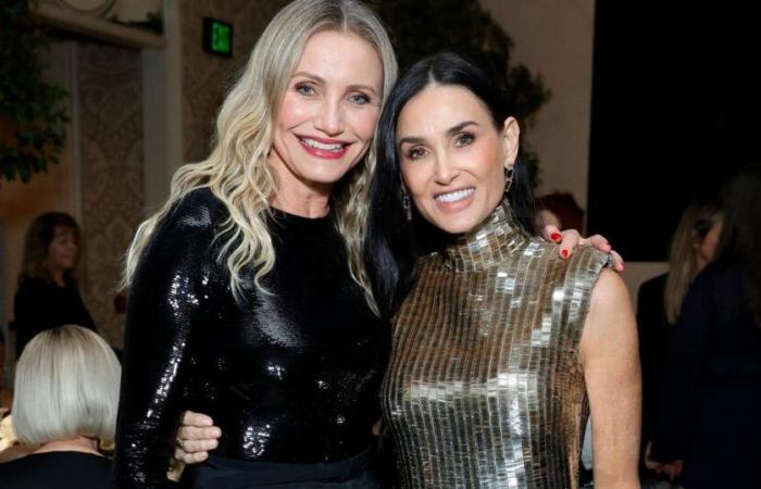 la riunione di Demi Moore e Cameron Diaz