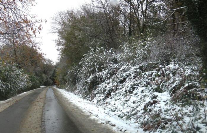 NELLE IMMAGINI. Nella Côtes-d'Armor diversi centimetri di neve hanno coperto le campagne