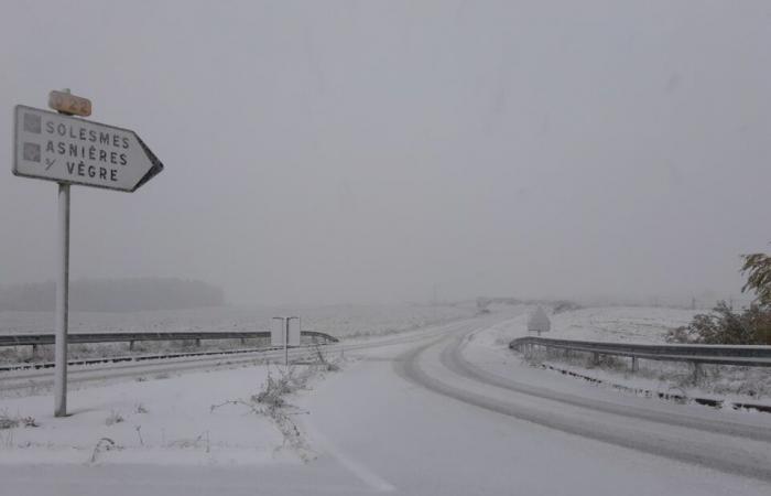 forti nevicate nella Sarthe, aggiornamento in tempo reale sulle strade