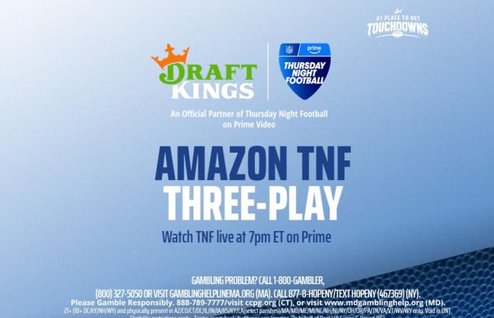 Come scommettere su Amazon TNF Three Gioca allo stesso gioco Parlay su DraftKings Sportsbook per Steelers vs. Browns