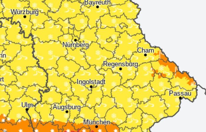 DWD avviso di tempesta di “forti nevicate”