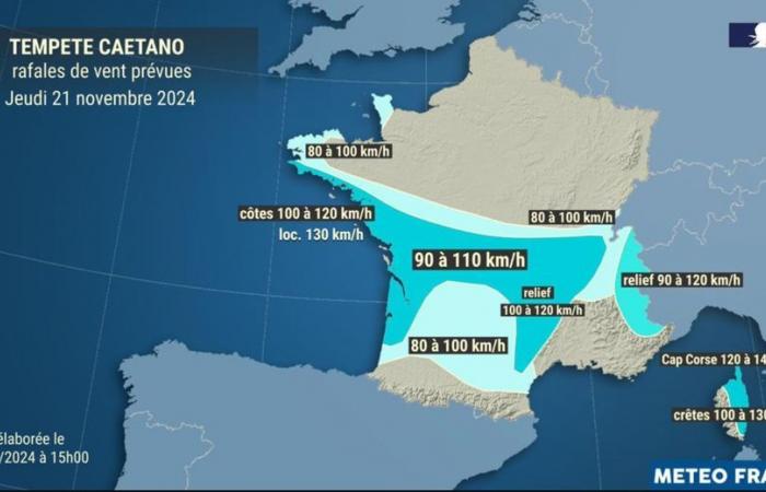 Allerta neve, ghiaccio e vento: nevica questa mattina in Bretagna, quali sono le previsioni meteo con la tempesta Caetano per giovedì