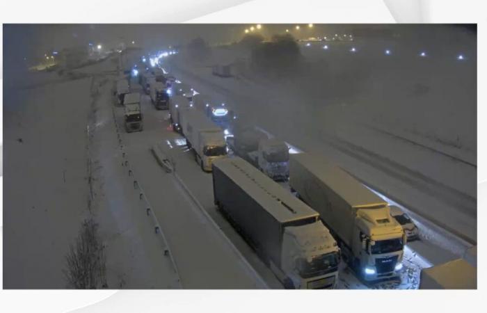 centinaia di camion bloccati sulla A36 vicino a Montbéliard, “la situazione sta migliorando poco a poco”