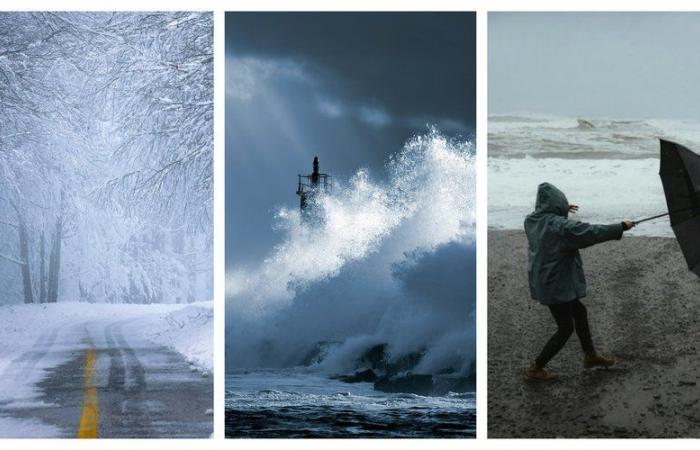 MAPPA. Tempesta invernale Caetano: venti violenti, pioggia e prime nevicate, Météo France passa 54 dipartimenti alla vigilanza arancione e 37 al giallo