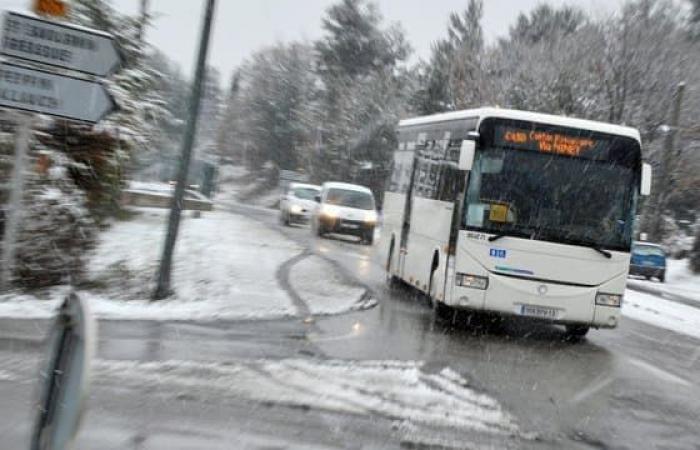 trasporti scolastici vietati da questo giovedì sera, previste gelate nella notte