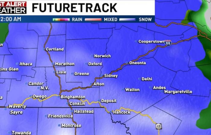 Arriva la prima tempesta di neve della stagione