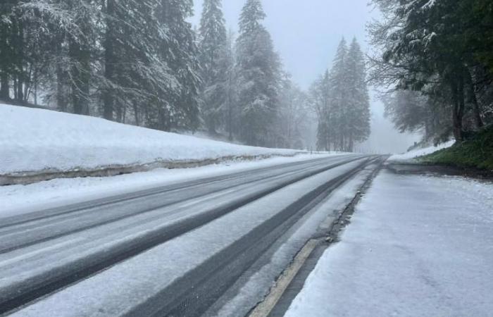 Canton Uri – Forti nevicate causano rallentamenti al traffico sulla A2