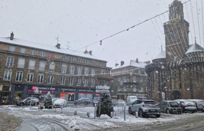 Neve – Aggiornamento a mezzogiorno nel Calvados e nell'Orne